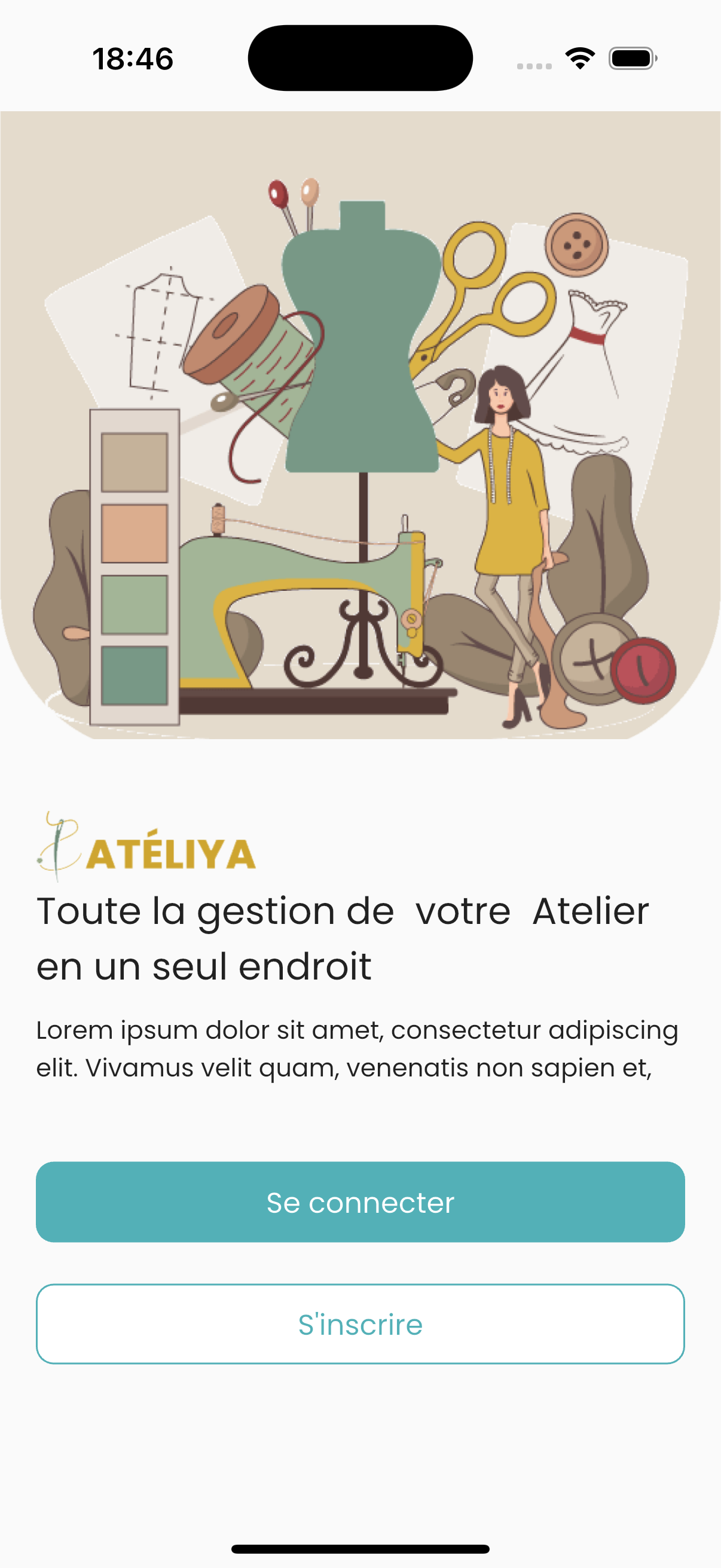 Gestion clients Ateliya